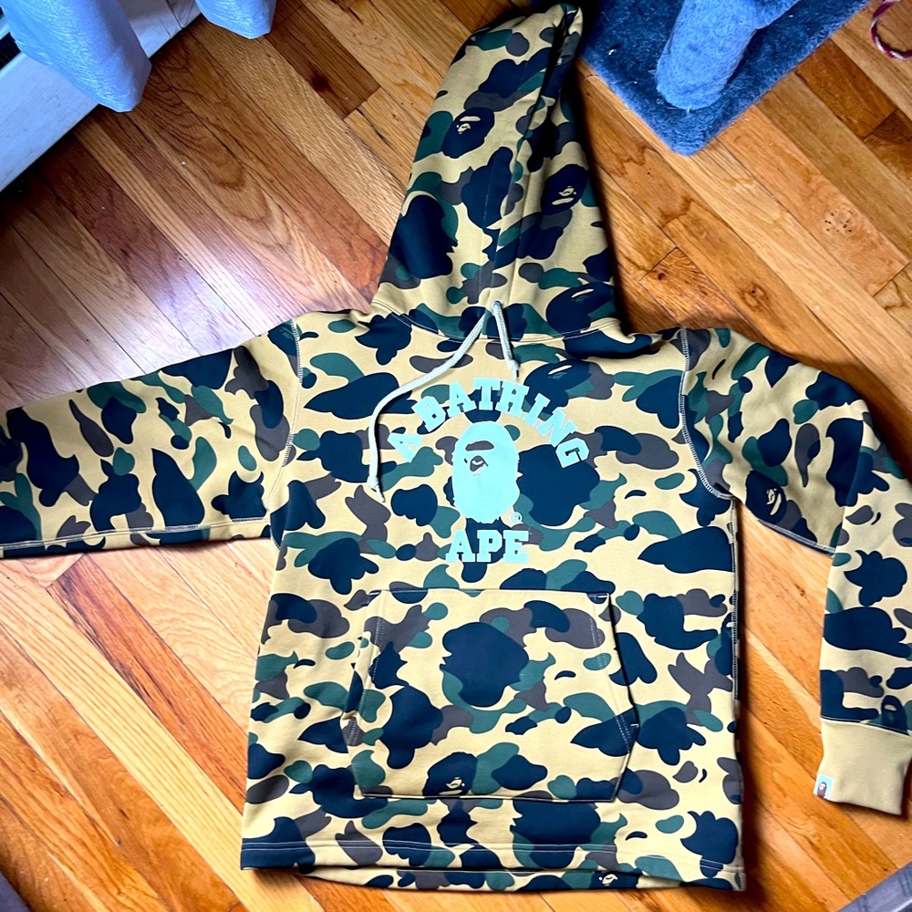 Bathing, ape sweatshirt worn one time.